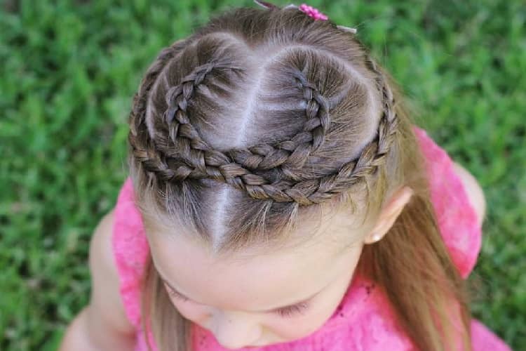 French Braids: A timeless classic braid that is perfect for keeping hair out of a baby's face.