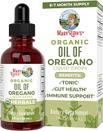 MaryRuth Organics, Oregano Oil Drops, 6 Month Supply, USDA Organic, Herbal Blend for Immune Support, Digestive & Overall Health, Vegan, Sugar Free, Non-GMO, 1 Fl Oz